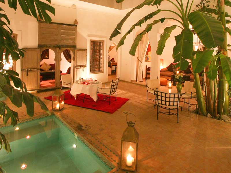 Courtyard at Night