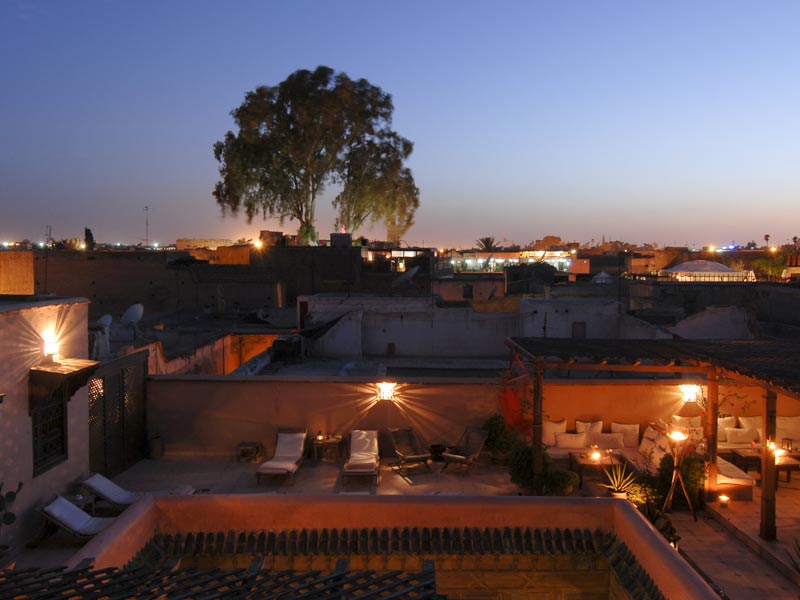 Terrace at Night 2