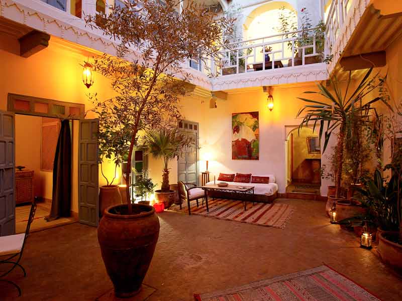 Courtyard at Night