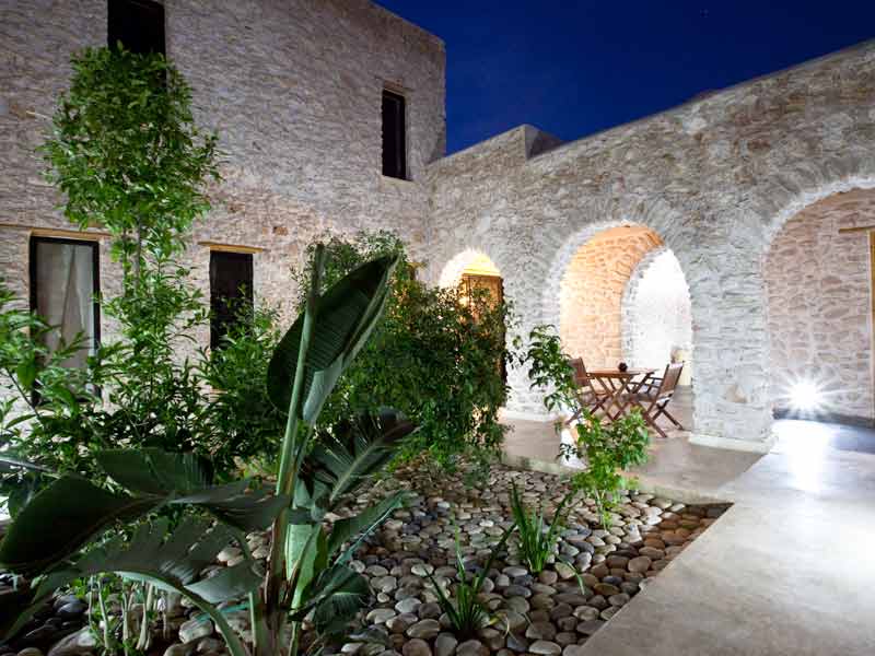 Courtyard at Night