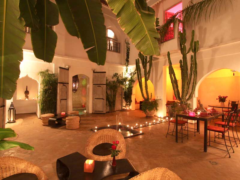 Courtyard at Night