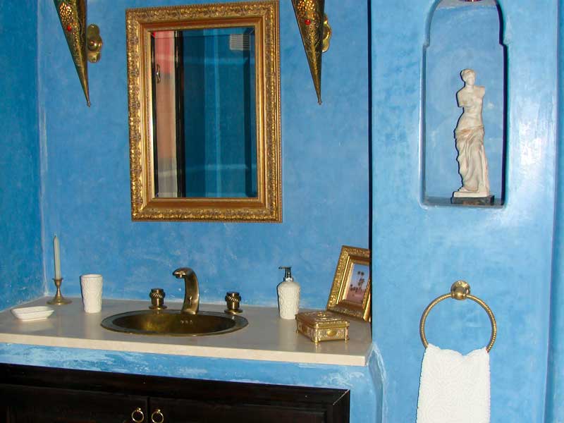 Saffron Night Bathroom