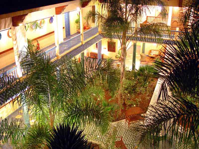 Courtyard at Night