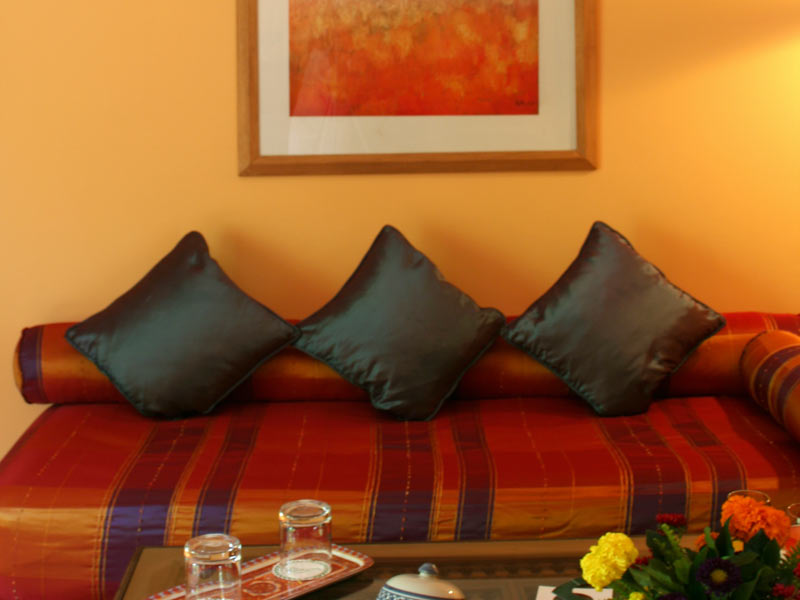 Grapefruit Living Room
