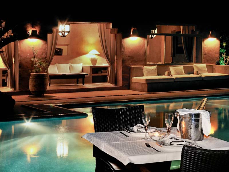 Swimming Pool at Night