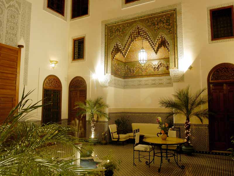 Courtyard at Night